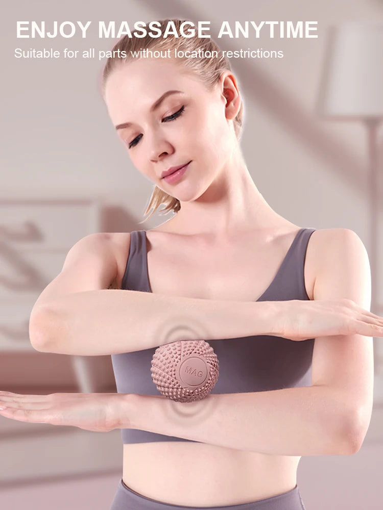 Magnetic Fascia Massage Ball - Spiky Full-Body Relaxation Tool for Stress Relief and Health Care